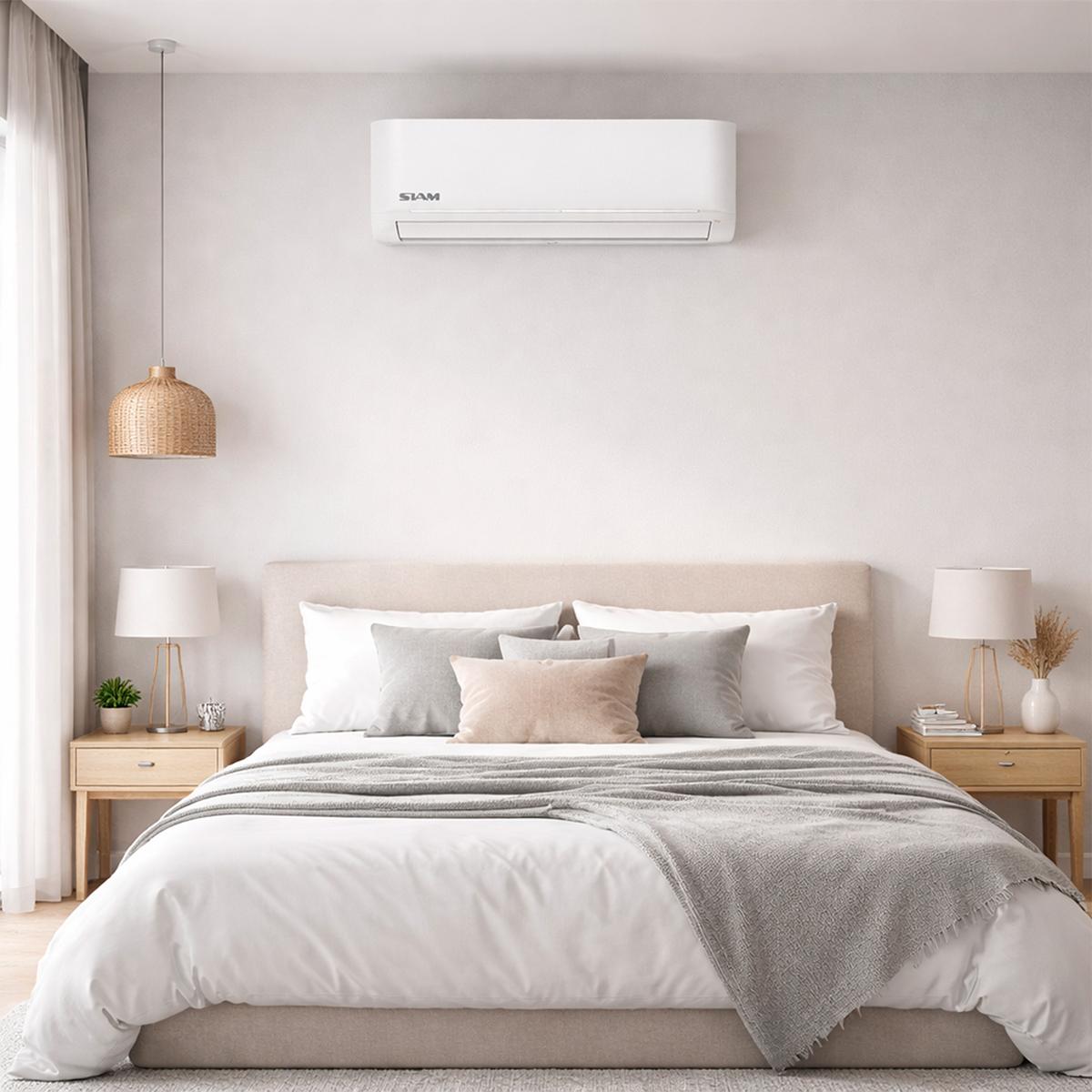 Aire Acondicionado Split Inverter Siam 3550w 3010 Frigorias Blanco